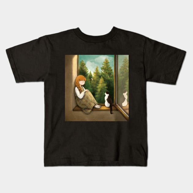 Each other Kids T-Shirt by LUNA